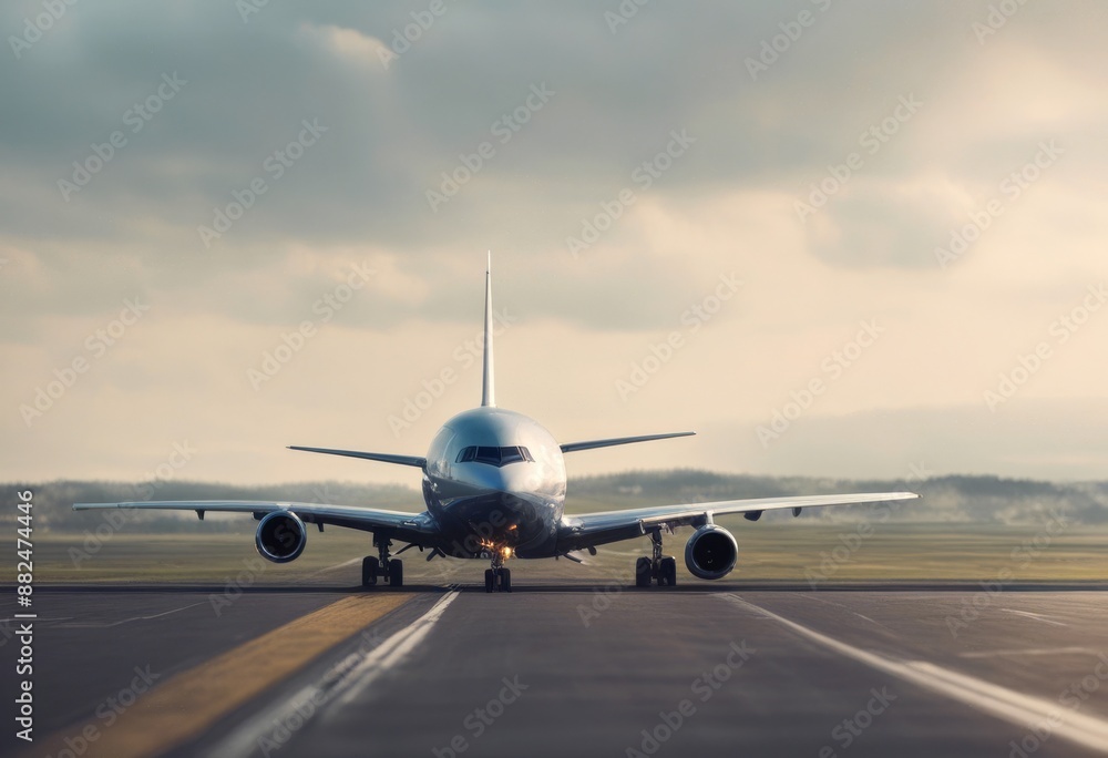 runway airplane sky aircraft blue air travel plane flight transport airliner runway airplane sky aircraft blue air travel plane flight transport airliner