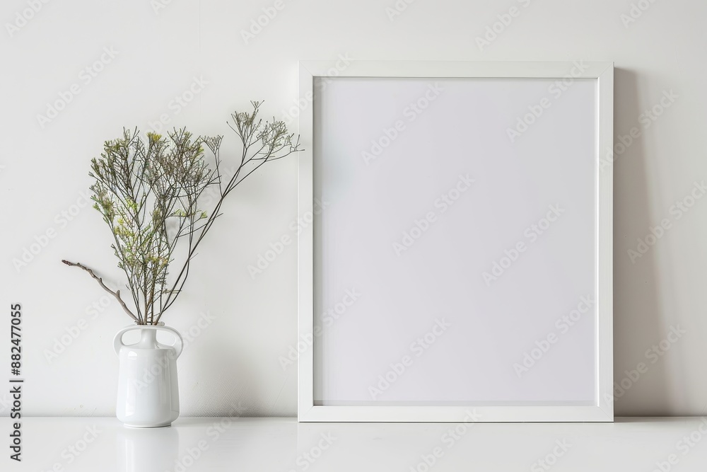 Display your creativity with a sleek white frame, perfect for exhibiting artwork or inspirational quotes Display your creativity with a sleek white frame, perfect for exhibiting artwork or inspirational quotes
