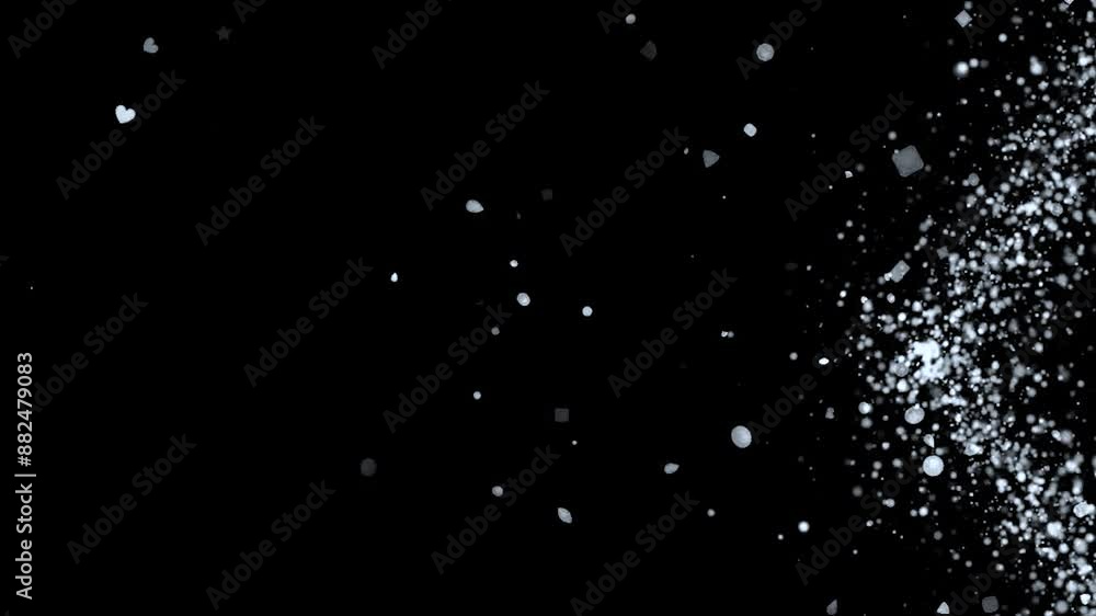 dust particals flying against black background 4k dust particals flying against black background 4k