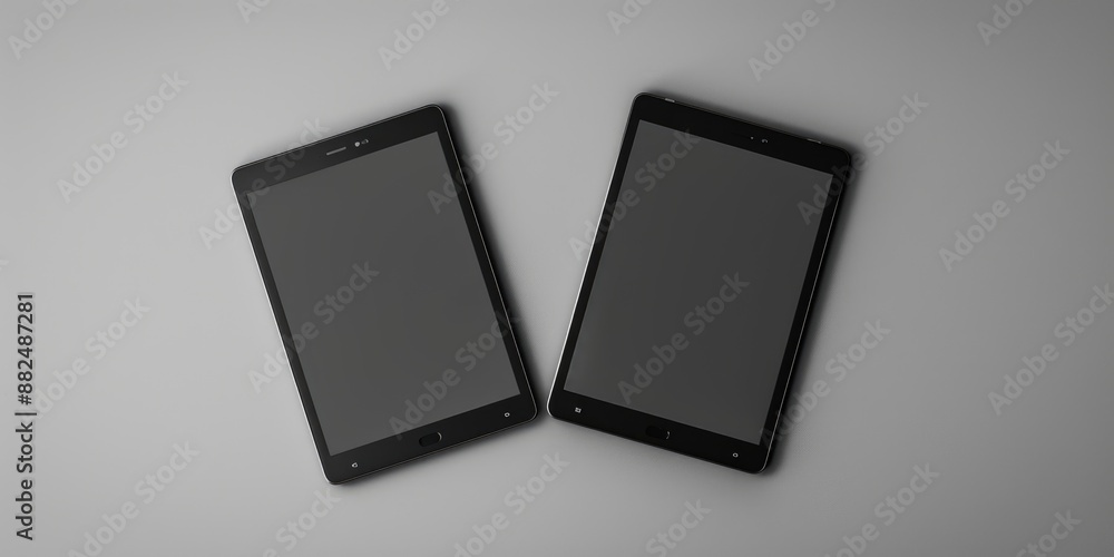 Two mobile devices placed together, often used as decorative props or in scenarios where multiple phones are needed Two mobile devices placed together, often used as decorative props or in scenarios where multiple phones are needed