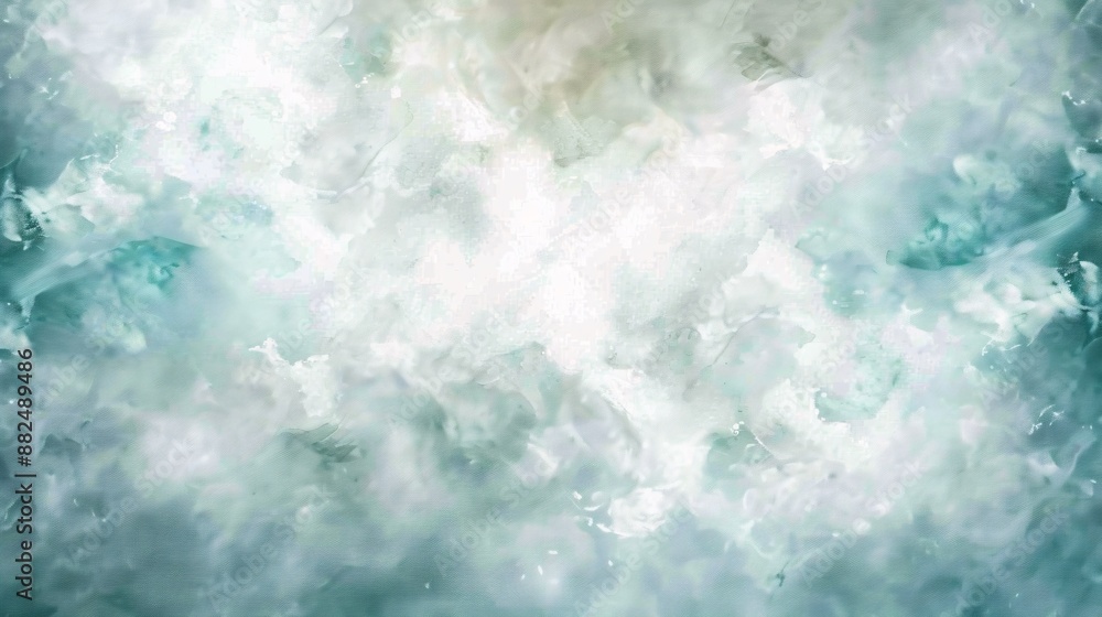 Abstract Watercolor Background with Aqua and White Hues Abstract Watercolor Background with Aqua and White Hues