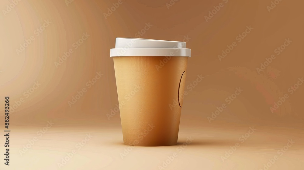 3d vector Papper coffee Cup with plastic lid. Takeaway offee or tea to go or delivery concept. 3d vector Papper coffee Cup with plastic lid. Takeaway offee or tea to go or delivery concept.