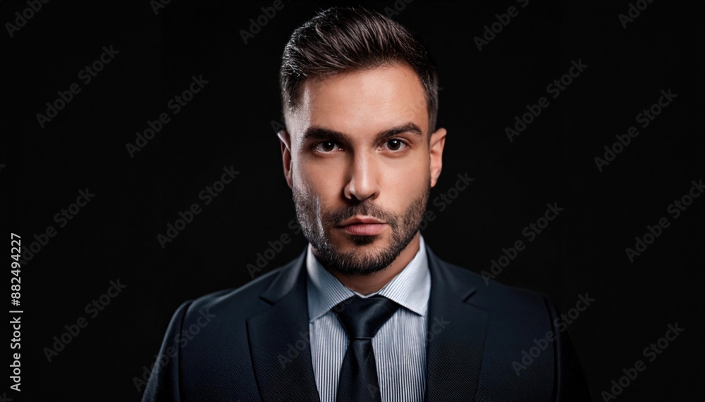 Professional Male Model in Business Suit Professional Male Model in Business Suit
