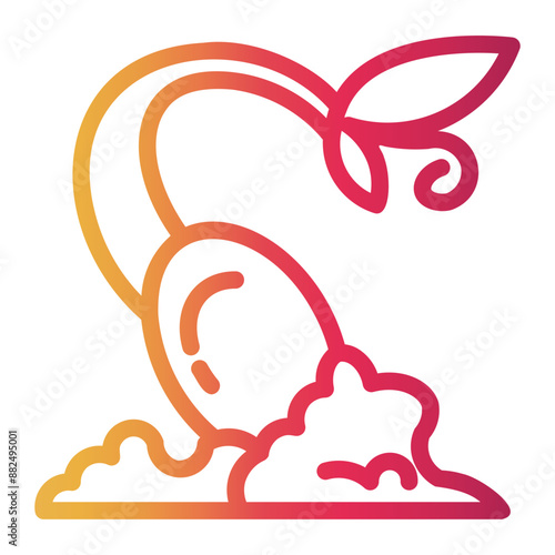 seeding Line Gradient Icon