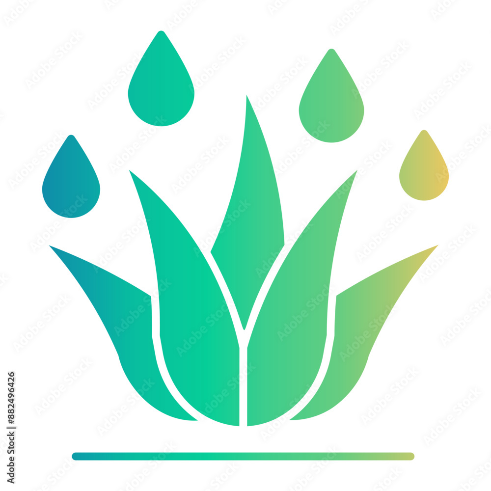 aloevera Gradient icon aloevera Gradient icon