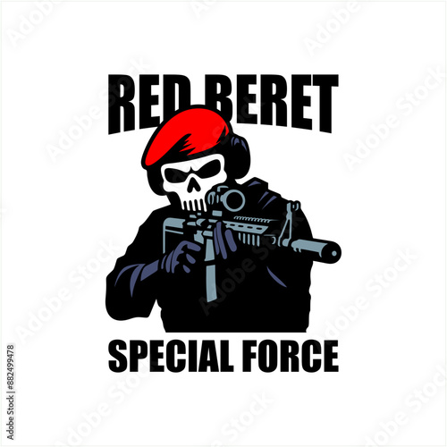 KOPASSUS TNI  Indonesia red beret