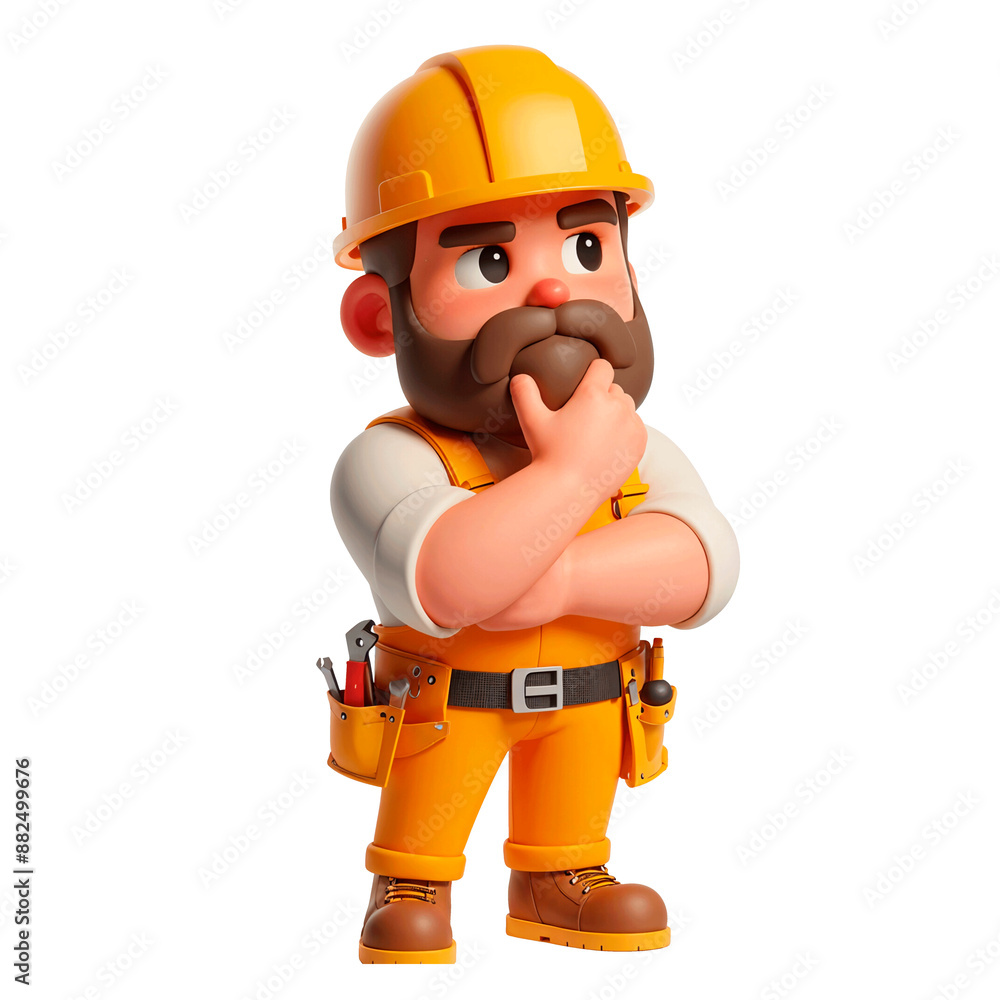 3d Construction worker builder icon isolated on white background Builder icon Trendy vector in 3d style Can be used for many purpose 3d Construction worker builder icon isolated on white background Builder icon Trendy vector in 3d style Can be used for many purpose