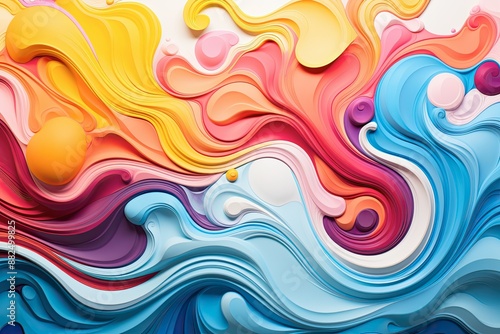 backgrounds infused with vibrant cheer, flowing forms and unique festive flair