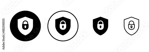 Security icon vector isolated on white background. protection icon. privacy. vpn