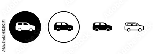Car icon vector isolated on white background. Car icon vector.
