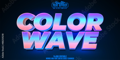 Party editable text effect, customizable music and dj 3d font style