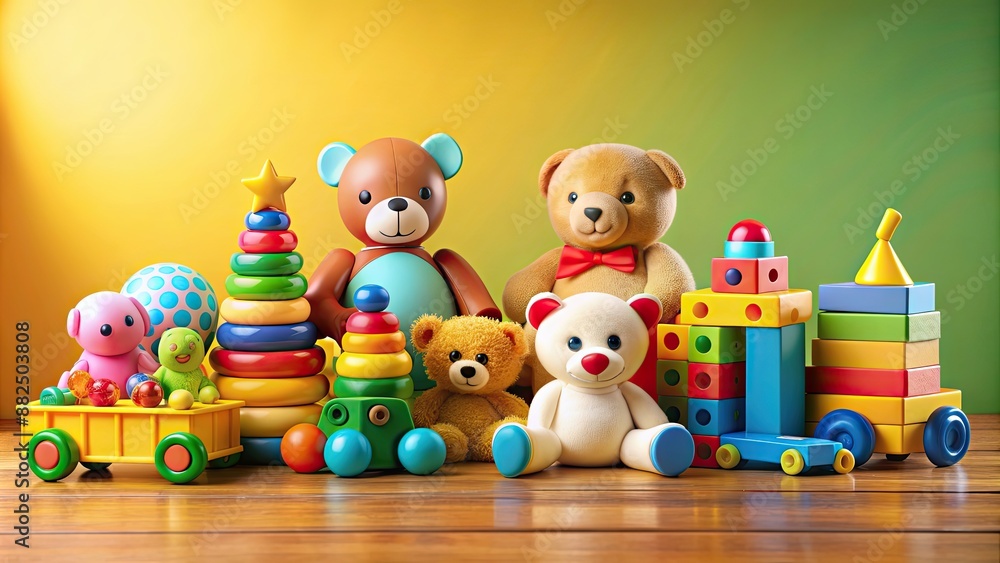 Toys isolated on background, play, children, fun, colorful, plastic, collection, entertainment, playtime, imagination, creativity Toys isolated on background, play, children, fun, colorful, plastic, collection, entertainment, playtime, imagination, creativity
