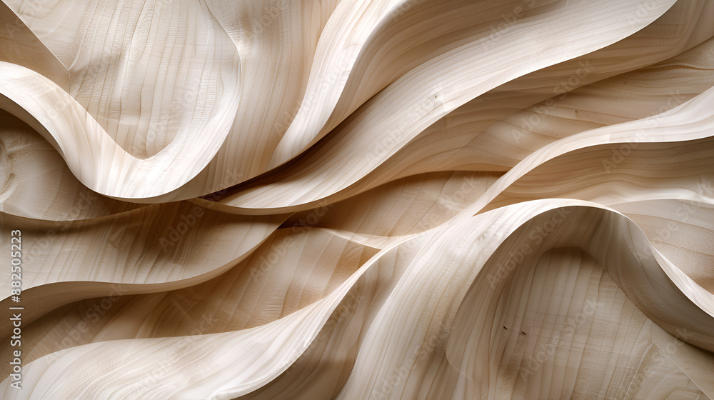 Obraz premium un fondo en movimiento de madera en color claro con diseño para cuadro decorativo o marco artistico 