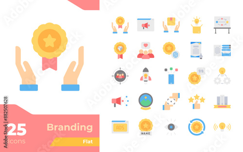 Branding Flat Icons