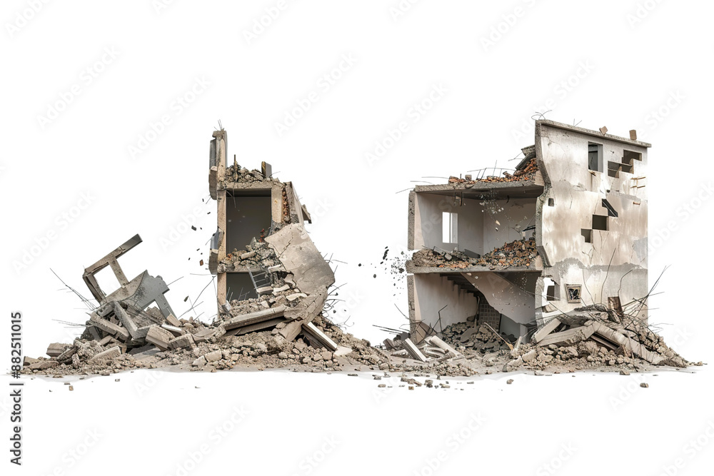 Collapsed Building Rubble PNG Transparency Isolated Image Collapsed Building Rubble PNG Transparency Isolated Image