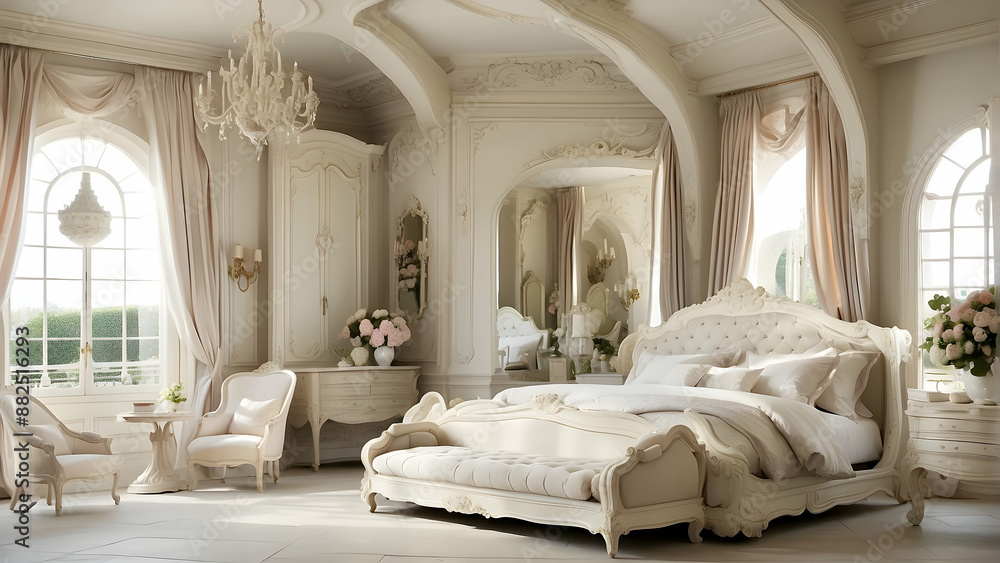 Luxury classic bedroom interior design Luxury classic bedroom interior design