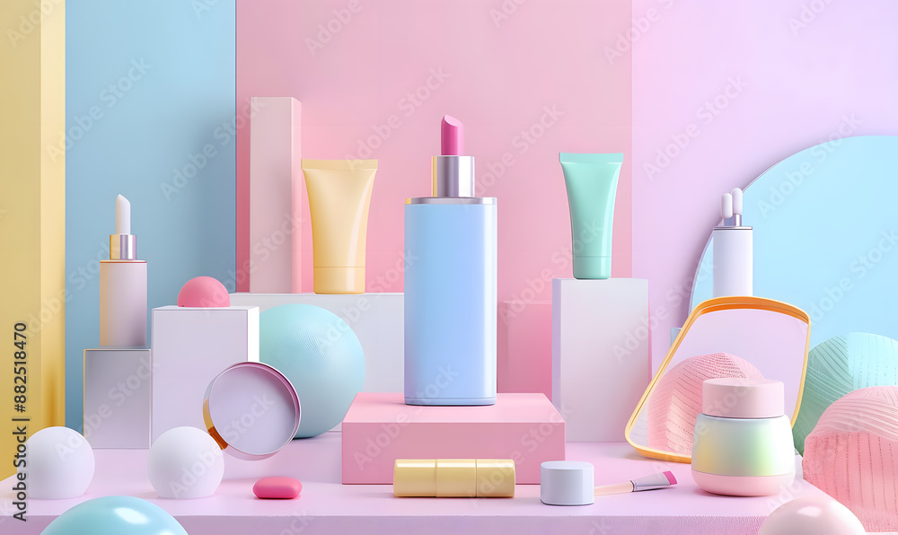 technology-themed beauty graphic concept technology-themed beauty graphic concept