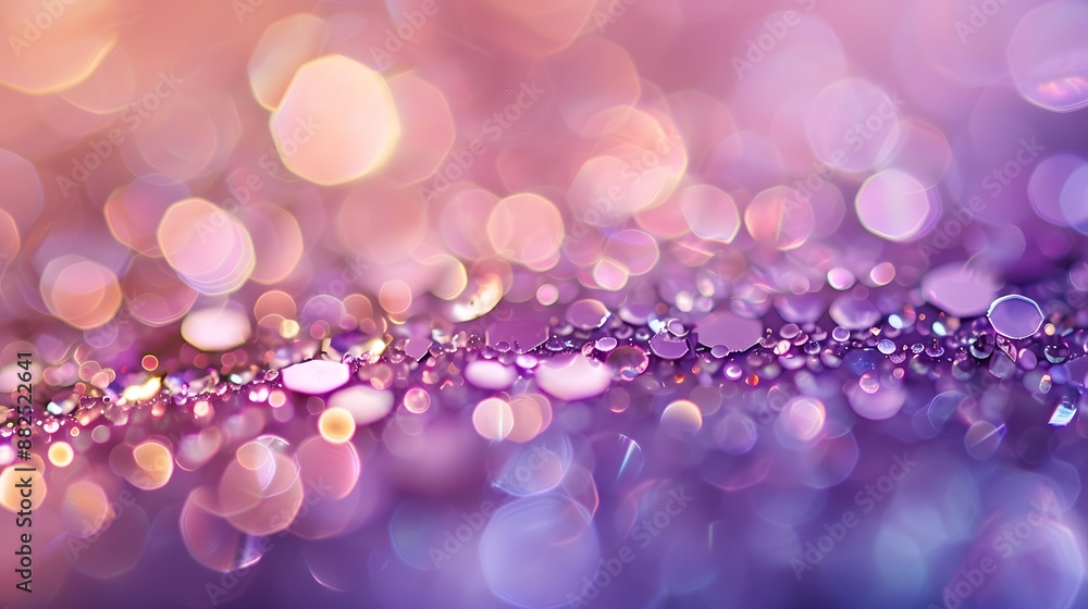 Sequins close-up macro. Abstract background with blue sequins and lilac color on the fabric. Texture scales of round sequins with color transition. Sequins close-up macro. Abstract background with blue sequins and lilac color on the fabric. Texture scales of round sequins with color transition.