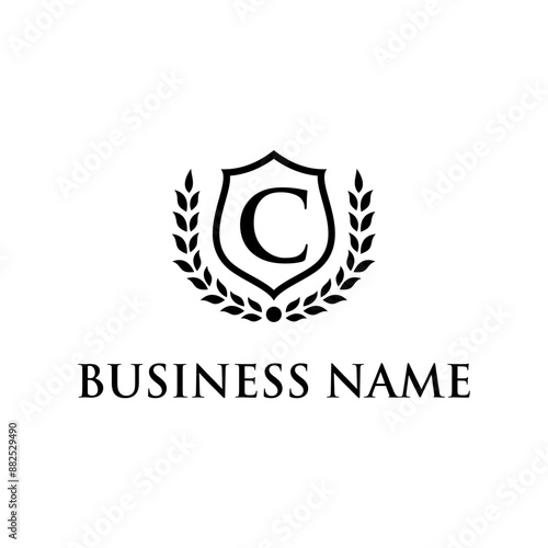 letter C law firm concept