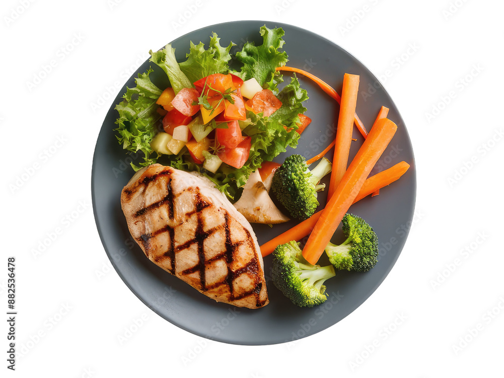 Isolated PNG Grilled Chicken, GENERATIVE AI Isolated PNG Grilled Chicken, GENERATIVE AI