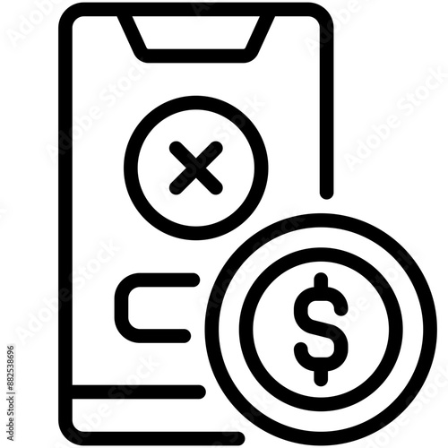 failed transaction icon