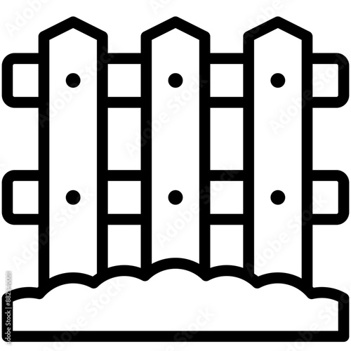 farm fence icon
