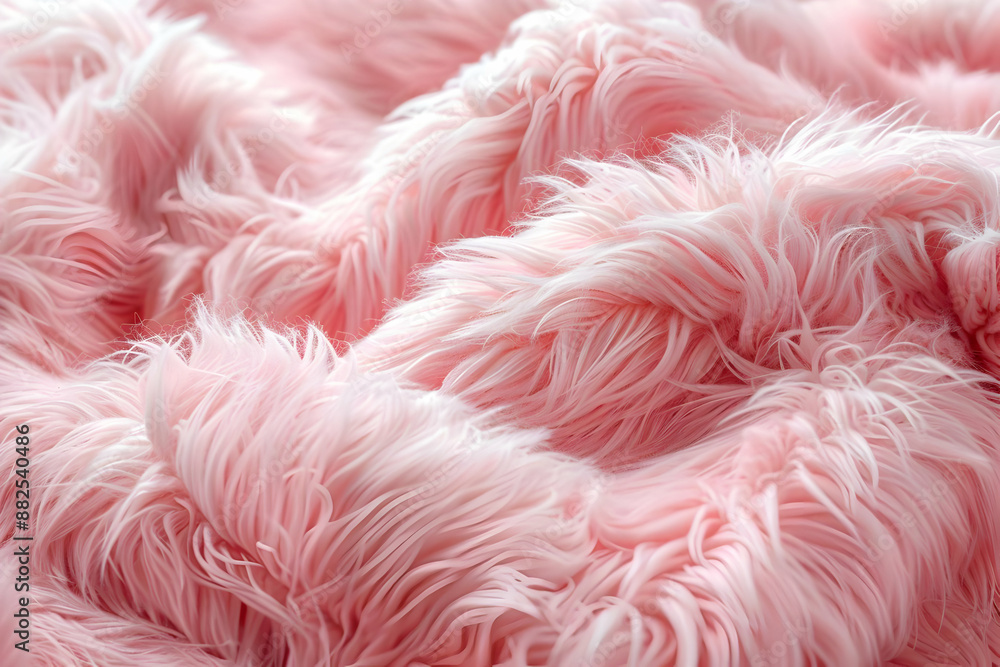 Soft Pink Faux Fur Texture Background Soft Pink Faux Fur Texture Background
