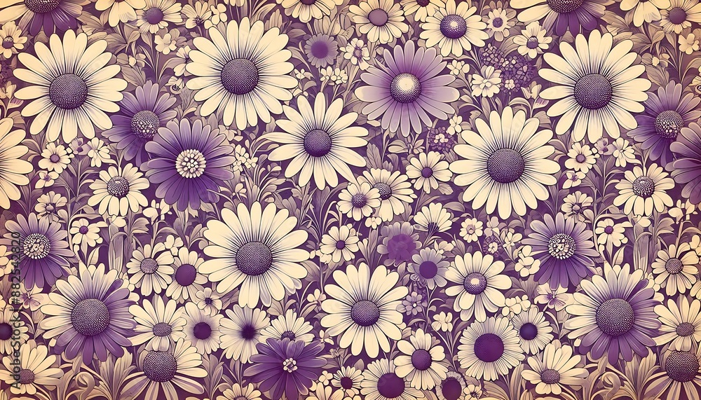 Seamless flower pattern Seamless flower pattern
