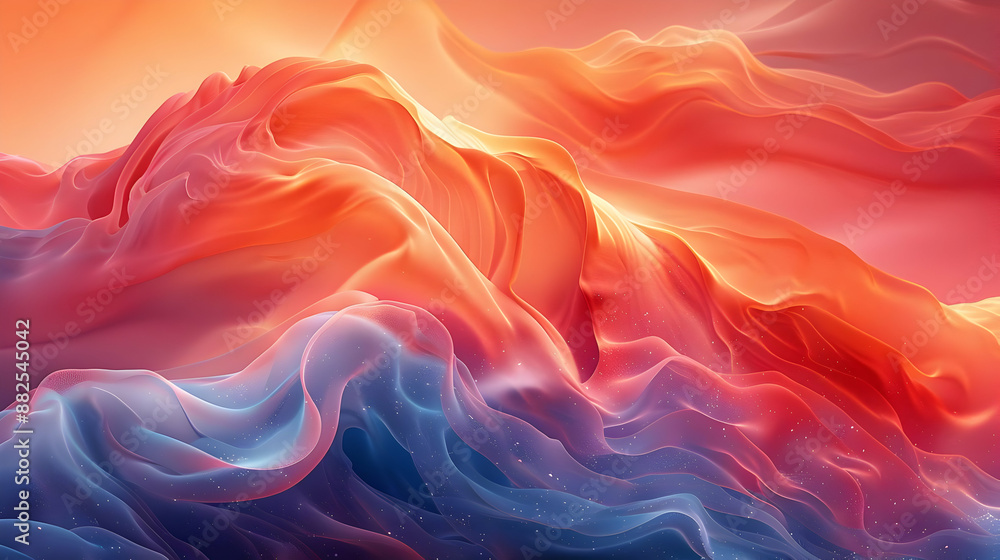 Abstract Background with Wavy Lines and Glitter Abstract Background with Wavy Lines and Glitter