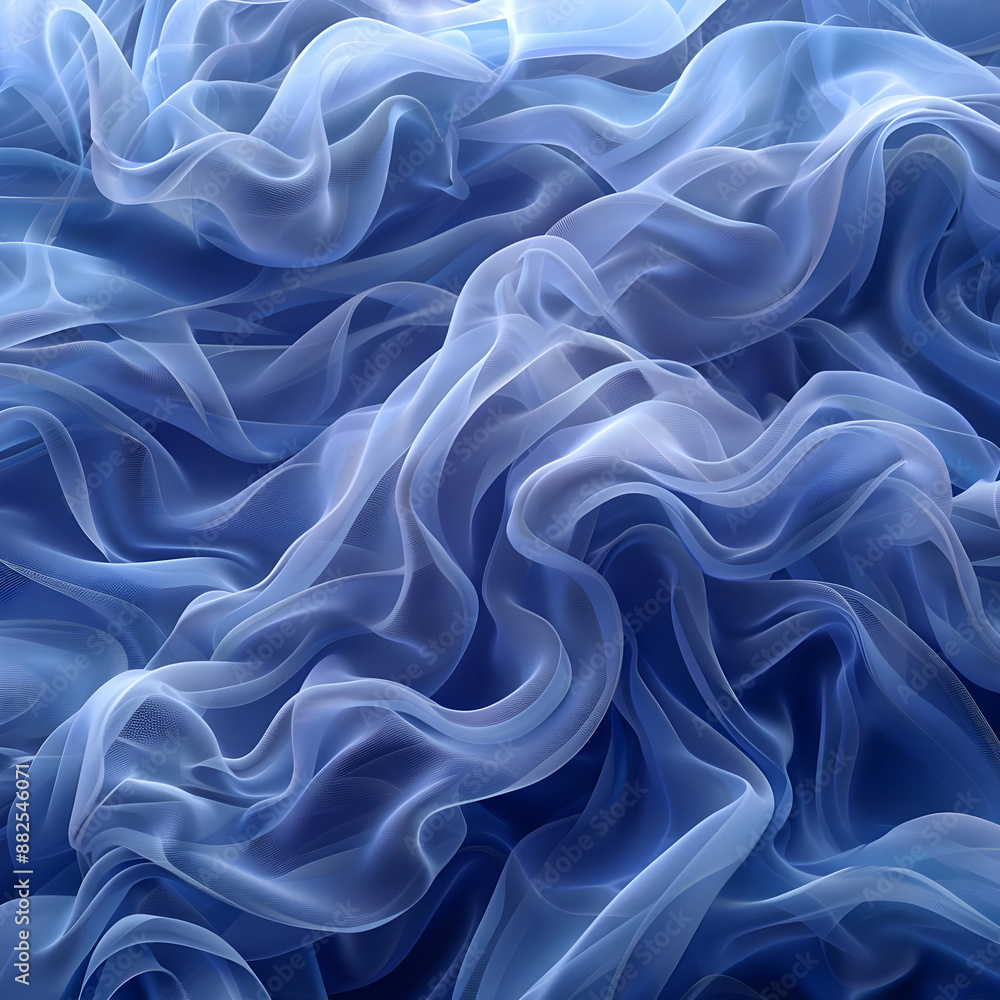 Fototapeta premium Abstract Blue Fabric Background