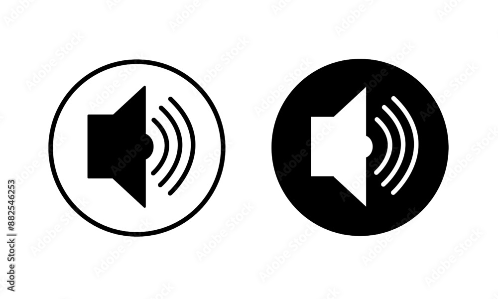 audio sound speaker vector icon for volume on isolated audio sound speaker vector icon for volume on isolated