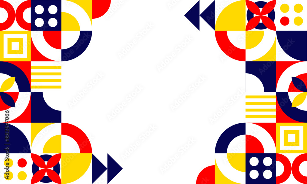 Fototapeta premium abstract mosaic flat design background