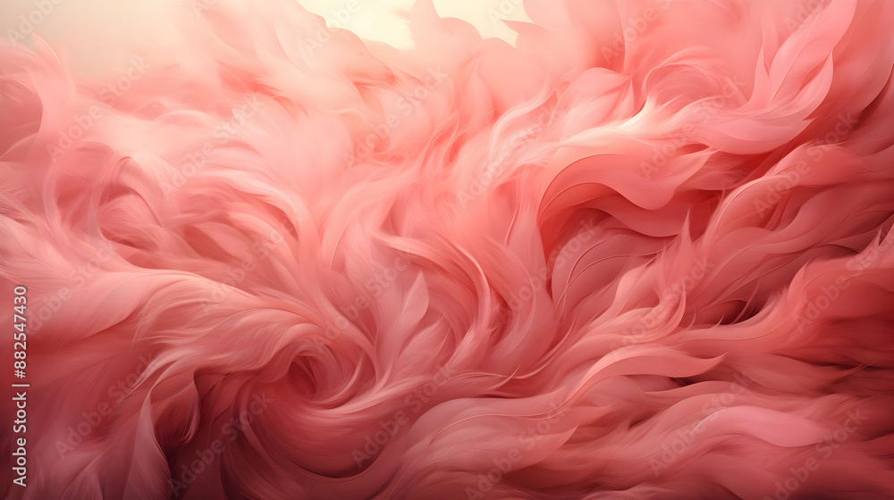 Abstract Pink Feathers Illustration Abstract Pink Feathers Illustration