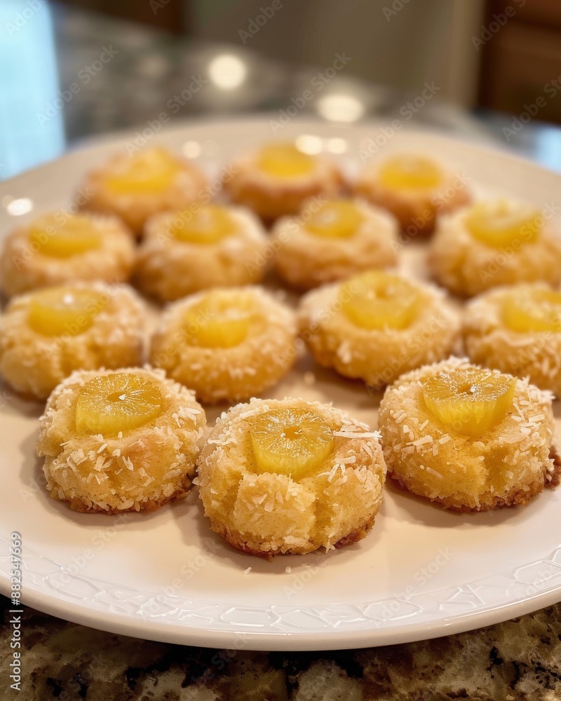 Easy Pineapple Coconut Thumbprint Cookies Easy Pineapple Coconut Thumbprint Cookies