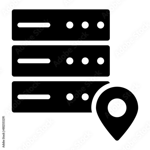 server location glyph icon