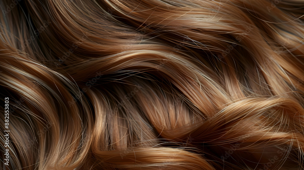 Brown Hair Texture Closeup Photo Brown Hair Texture Closeup Photo