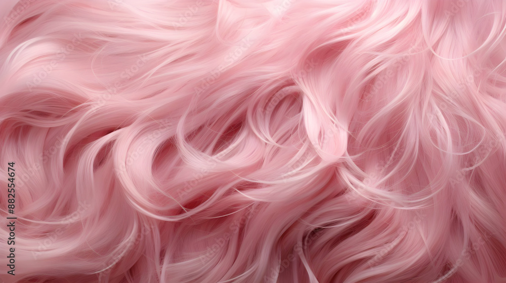 Fototapeta premium Pink Hair Texture Abstract Background