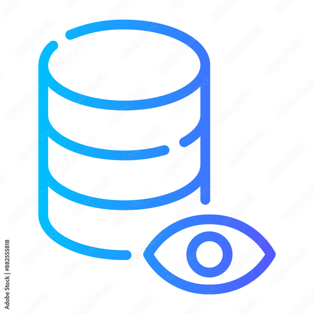 eye gradient icon eye gradient icon