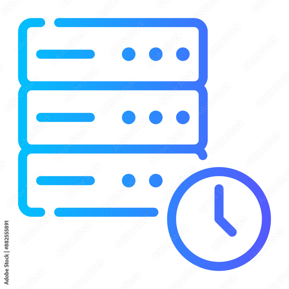 time gradient icon time gradient icon