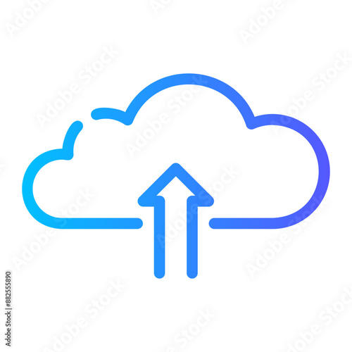 upload gradient icon