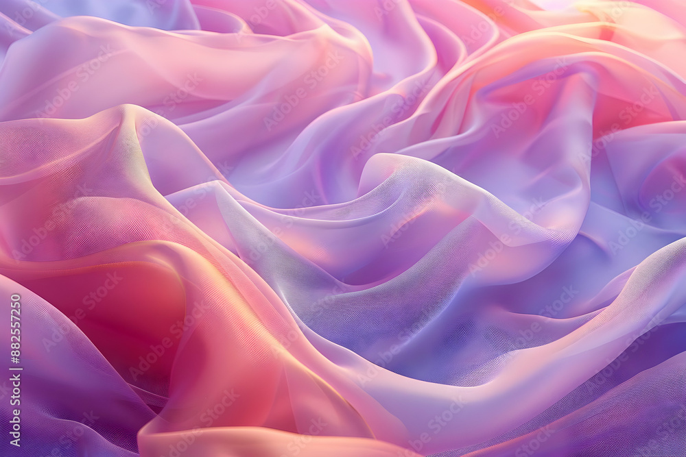 Fototapeta premium Pink and Purple Fabric Abstract Background