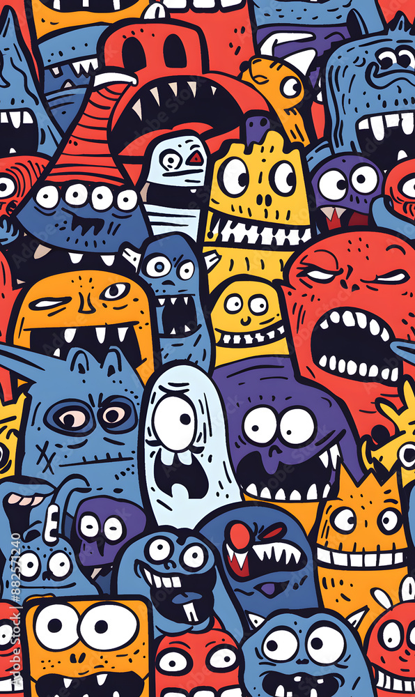 cartoon 2d illustrator doodle pattern, cute pattern in graphic seamless pattern cartoon 2d illustrator doodle pattern, cute pattern in graphic seamless pattern