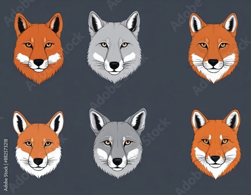 An image of  a fox  and  other animals