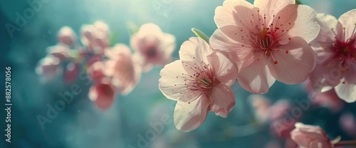 Blossom background, fresh and beautiful