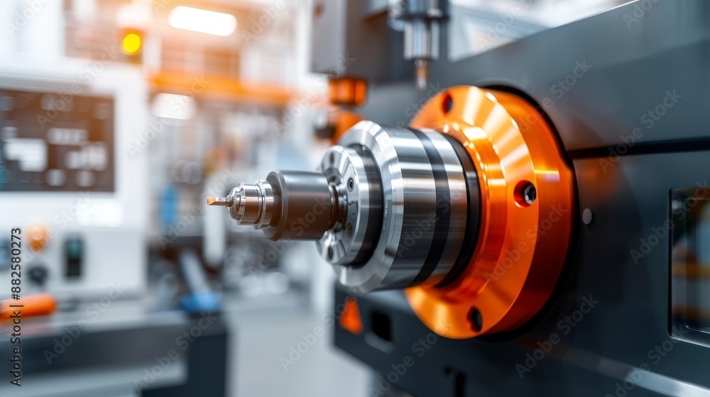 Modern workshop with a variety of machines and tools, technicians operating advanced equipment, emphasizing precision and technology Modern workshop with a variety of machines and tools, technicians operating advanced equipment, emphasizing precision and technology