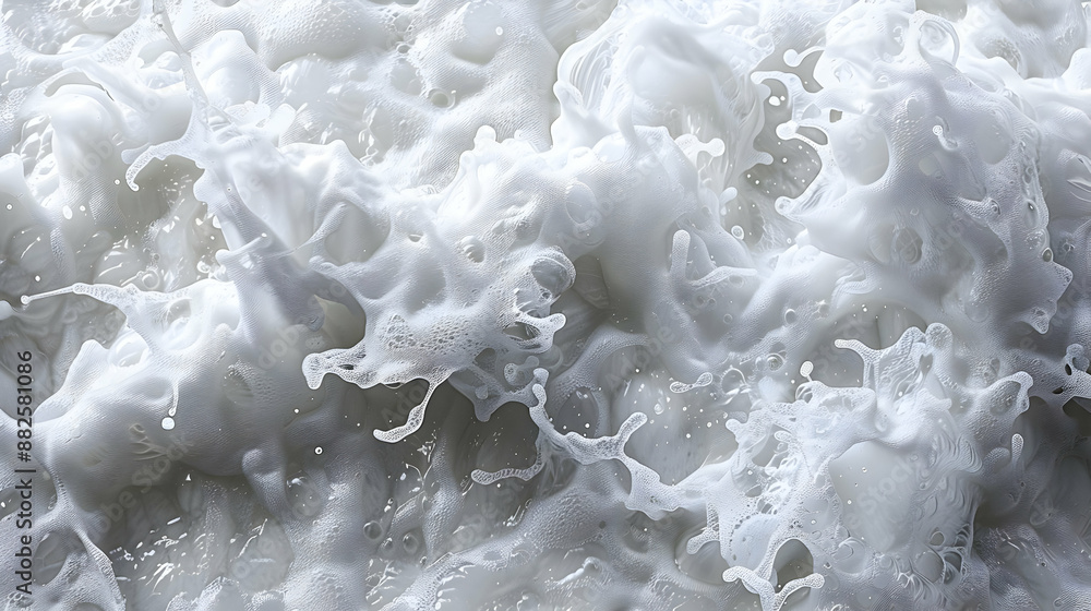 Abstract White Foam Background Abstract White Foam Background
