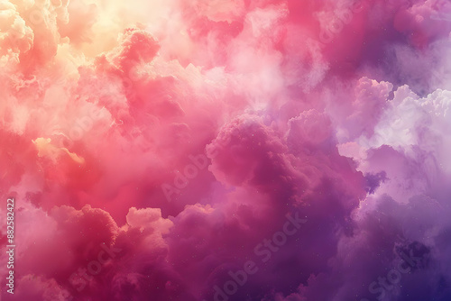 Abstract Pink and Purple Cloud Background © Siasart Studio