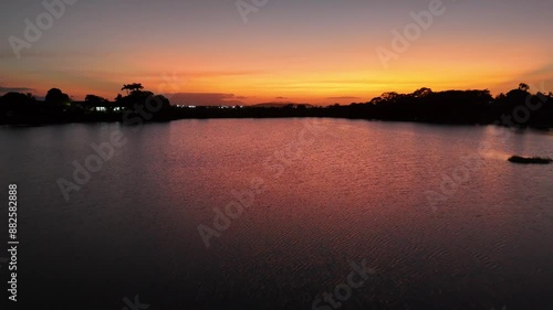 Lake sunset