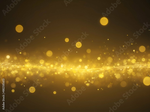 abstract glow blur Yellow bokeh background