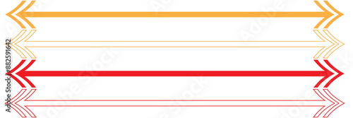 Long arrow vector icon.  horizontal double arrow. Vector 10 Eps.